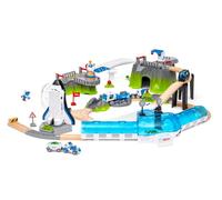 BRIO World - Set Espacial Deluxe, Tren de Juguete para Niños 3+ | BRIO tren espacial con vías de madera, cohete, túneles y vehículos. Juguete de construcción para niños desde 3 años.