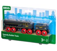 BRIO World Speedy Bullet Engine Train Toy for Kids Age 3 Years Up - Wooden Railw