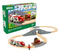 BRIO World Starter Set Travel Toy Train Set for Kids Age 3 Years Up - Wooden Tod