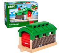 BRIO World Train Garage for Kids Age 3 Years Up - Compatible With All BRIO Railw