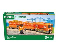BRIO® WORLD Ferrocaril de madera Tren de mercancías