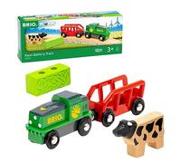 BRIO World, Tren Granjero a Pilas 36018, Tren de Juguete a Pilas para Niños a Partir de 3 Años