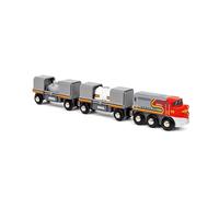 BRIO World - Tren Juguete Santa Fe, Bloques de construccion para niños, Juguetes Niños 3 Años, Brio Tren, Regalo Niño 3 Años