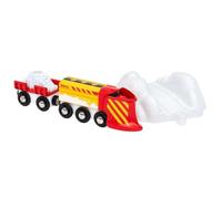 BRIO WORLD - Tren quitanieves, vehículos y juegos en Madera, 5 Piezas, Edad 3+ Años