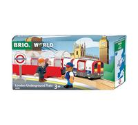 BRIO World - 36085 Trains of The World Londoner U-Bahn mit Licht und Sound | Spielzeugzug mit Licht & Sound für Kinder AB 3 Jahren