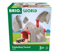 Brio Accesorio para circuitos de tren – Túnel Explosivo con Dinamita, Kit de construcción 3+ años