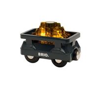 BRIO WORLD - Vagón de oro brillante, vehículos para Circuito de Tren BRIO, 2 Piezas, Edad 3+ Años