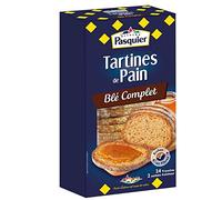 Brioche Pasquier - Pan con trigo integral 240 g - Cuatro artículos