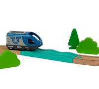 Briocks® - Pista de circuito con baches de 15 cm para tren de madera, compatible con BRIO, Thomas, Lillabo, IKEA, Melissa & Doug, Oxybul, Playtive y muchos otros
