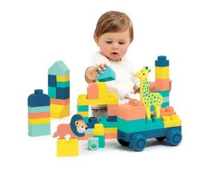 Briqui - Mis primeras construcciones de Ludi - Bloques blanditos sensoriales desde 12 meses