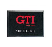 BRISA VW Collection - Alfombra para pies/Felpudo para Puerta GTI Volkswagen (GTI The Legend/Rojo)