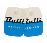 BRISA VW Collection - Ambientador para automóvil Volkswagen T1 Camper Bus en formato individual (Conductor de Camper/Fresco/Azul/Conjunto de 2)