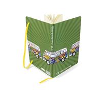 BRISA VW Collection - Cuaderno de notas T1 Camper Bus en tapa dura DIN A5 (Love Bus/Verde)