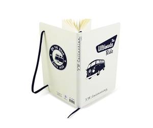 BRISA VW Collection - Cuaderno de notas T1 Camper Bus en tapa dura DIN A5 (The Ultimate Ride/Blanco)
