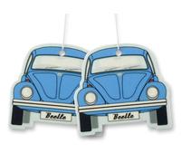 BRISA VW Collection: Dispensador de fragancias y ambientador de aire de Volkswagen Escarabajo (Fresh/Azul/Conjunto de 2)