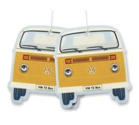 BRISA VW Collection: Dispensador de fragancias y ambientador de aire de Volkswagen T2 Bus (Cítricos/Naranja/Conjunto de 2)