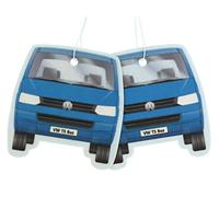BRISA VW Collection: Dispensador de fragancias y ambientador de aire de Volkswagen T5/T6 Bus (Fresh/Azul/Conjunto de 2)
