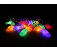 BRISA VW Collection - Escarabajo Guirnalda de Luces 3D 3 m 20 LED USB-C | Volkswagen Luces Decorativas 3D, Pilas o USB-C, 4 Colores, Fiestas, Balcón, Jardín y Camping