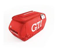BRISA VW Collection - Bolsa de Neopreno Universal para cosméticos/Viajes/Farmacia Golf GTI de Volkswagen (Hexágono/Rojo/Grande)