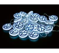 BRISA VW Collection - Guirnalda de Luces Logo VW 3 m 20 LED USB-C