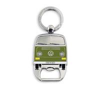 BRISA VW Collection - Llavero Anillo de Llavero Accesorio con abridor de Botellas T2 Camper Bus (Verde)