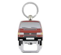 BRISA VW Collection - Llavero Anillo de llavero Accesorio con abridor de botellas T4 Camper Bus (Frontal del Bus/Rojo) ir (Rojo)