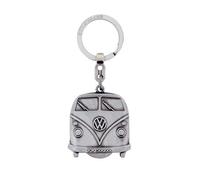 BRISA VW Collection - Llavero de metal con chip de carrito de compras T1 Camper Bus (Frente del Bus/Plata)