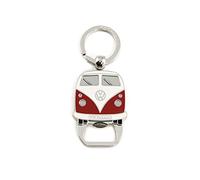 BRISA VW Collection - Llavero de Metal esmaltado con abridor de Botellas T1 Camper Bus (Rojo)