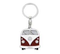 BRISA VW Collection - Llavero de Metal esmaltado T1 Camper Bus (Frente/Rojo)
