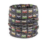 BRISA VW Collection: Pañuelo tubular unisex Volkswagen Bandana Bufanda Capucha Protección multifunción T1 Camper Bus (Frente/Multicolor)