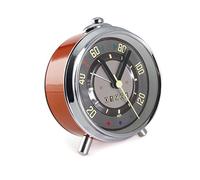 BRISA VW Collection - T1 Bus Furgoneta Despertador Analógico | Volkswagen Reloj de Mesa con Alarma, de Chapa de Acero, Diseño Cuentarrevoluciones, Caja de Regalo, Temporizador
