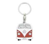 BRISA VW Collection - T1 Bus Furgoneta Llavero en Caja de Regalo | Volkswagen Colgante Decorativo, Anilla Partida, Estilo Retro, Aleación de Zinc y Aluminio Esmaltada, Naranja