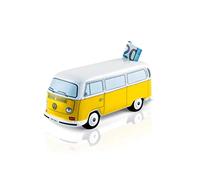 BRISA VW Collection - T2 Bus Furgoneta Hucha | Volkswagen Recipiente para Ahorros, Reutilizable, Decoración Retro Cerámica, Naranja
