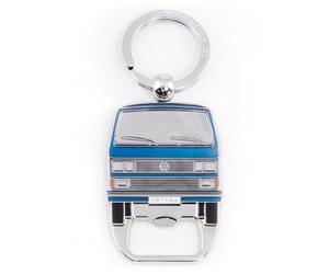 BRISA VW Collection - T3 Bus Furgoneta Llavero Abrebotellas | Volkswagen Abrebotellas Resistente, Aleación de Zinc y Aluminio Esmaltada, Azul