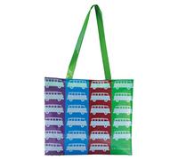 BRISA VW Collection - Volkswagen Bolsa de compras reutilizable de PVC de 16 litros T1 Camper (Multicolor/Colorido)