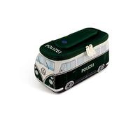 BRISA VW Collection - Volkswagen Bolsa de maquillaje cosmético sartículos de tocador de neopreno T1 Camper Bus (Policía/Verde/Pequeña)