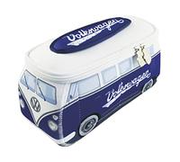 BRISA VW Collection - Volkswagen Bolsa de Neopreno Universal cosmético sartículos de tocador T1 Camper Bus (Azul/Grande)