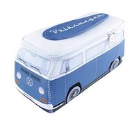 BRISA VW Collection - Volkswagen Furgoneta Hippie Bus T2 Van Bolsa Universal de Neopreno, Neceser, Bolso de Maquillaje-Cosméticos-Aseo, Estuche de lápices, Caja de Almuerzo, Equipaje