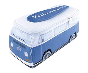 BRISA VW Collection - Volkswagen Furgoneta Hippie Bus T2 Van Bolsa Universal de Neopreno, Neceser, Bolso de Maquillaje-Cosméticos-Aseo, Estuche de lápices, Caja de Almuerzo, Equipaje