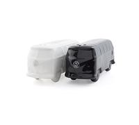 BRISA VW Collection - Volkswagen Salero y pimentero de cerámica T1 Camper Bus de 2 Piezas (Bus Clásico/Blanco y Negro)