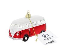 BRISA VW Collection - Volkswagen T1 Samba Bus Adornos y Decoraciones de Navidad de Cristal en Caja de Regalo (Rojo)