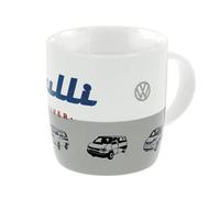BRISA VW Collection - Volkswagen Taza de cerámica para cafété o cappuccino T1T2T3T4T5T6 Camper Bus (Conductor del Camper/Gris)