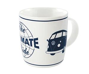 BRISA VW Collection - Volkswagen Taza grande de cerámica para cafété o cappuccino T1 Camper Bus (The Ultimate Ride/Blanco)
