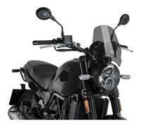 brisas Parabrisas Parabrisas para Naked Generation Sport, Ahumado Oscuro, Ajustable con Clips