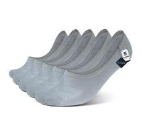 BRISIRA 5 Pares Bambú Calcetines Invisibles Hombre Mujer Calcetines Tobilleros Cortos Pinkies Verano Finos Antideslizantes Transpirables Antiampollas Deporte Running Bajos