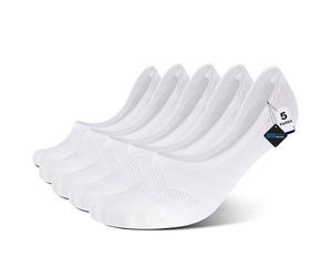 BRISIRA 5 Pares Bambú Calcetines Invisibles Hombre Mujer Calcetines Tobilleros Cortos Pinkies Verano Finos Antideslizantes Transpirables Antiampollas Deporte Running Bajos