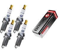 Brisk Iridium Premium+ Plus P7 1625 Bujías de Encendido, 4 Piezas