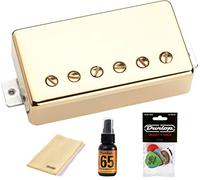 Briskdrop Seymour Duncan SH-4 JB - Pastilla Humbucker modelo - Incluye paquete de púas Dunlop y kit de pulido Dunlop (dorado)