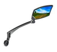 BriskMore - Espejo retrovisor para manillar de bicicleta eléctrico, cristal resistente a los arañazos, ajustable y giratorio, conducción segura, para lado derecho BT-016R