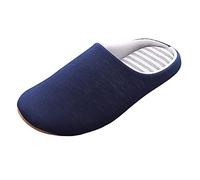 Briskorry Pantuflas para hombre y mujer, pantuflas de fieltro, espuma viscoelástica, antideslizantes, de felpa, cómodas, unisex
